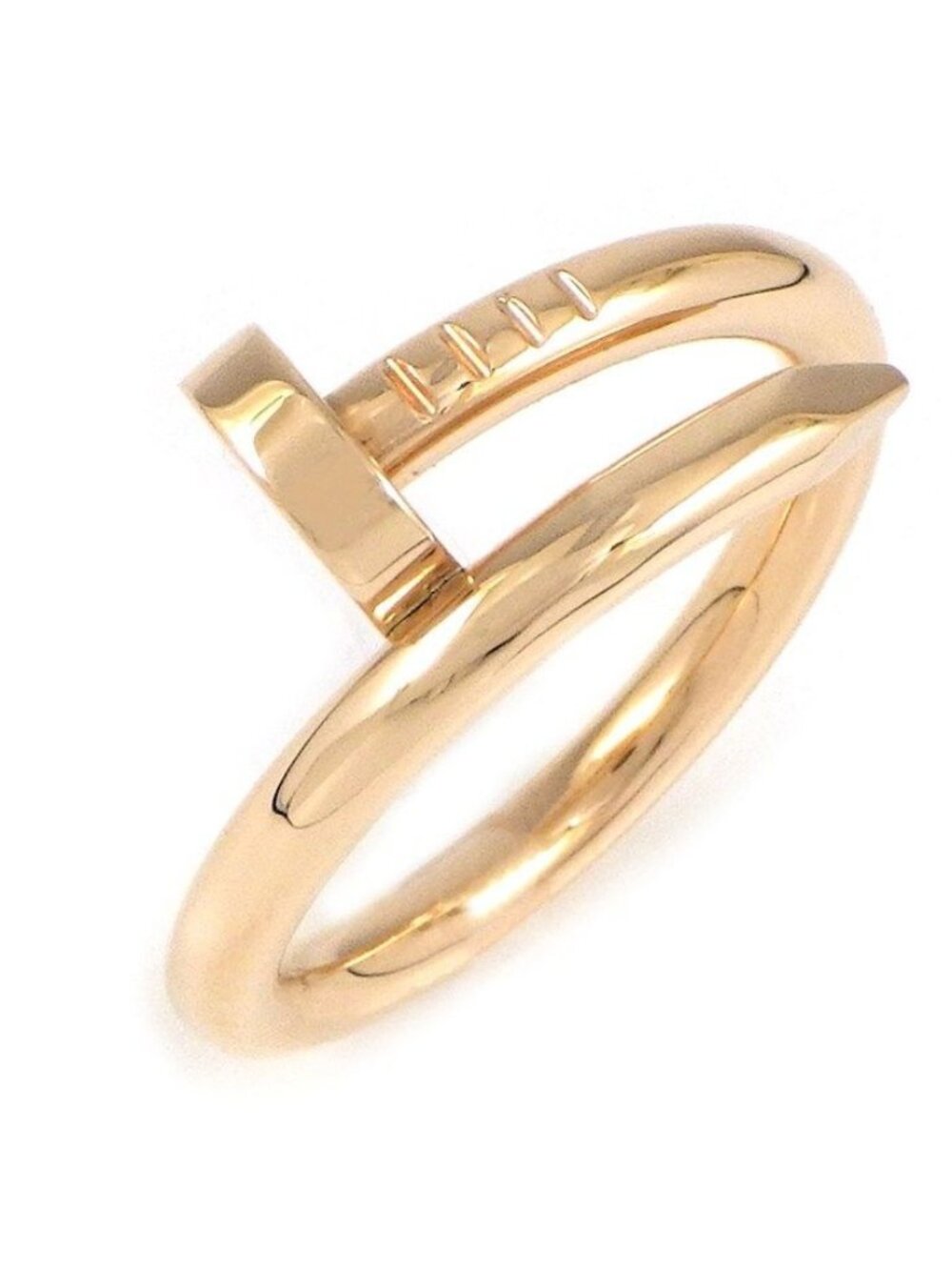Cartier Ring Juste Ankle Classic Nail Motif 18k Pink Gold